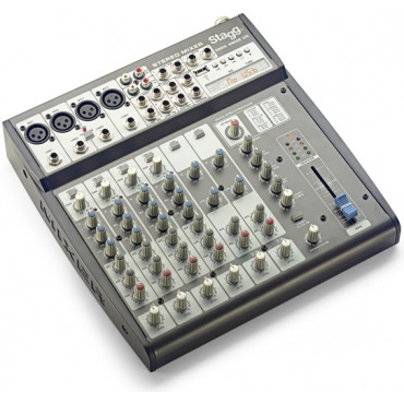 Mini Table de Mixage Audio, Table de Mixage Stéréo Portable, 6 Canaux  Stéréo Ultra, 6 Canaux à Faible Bruit pour sous-mixage, Idéal pour Les  Petits