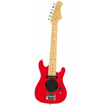 SMALL FOOT Guitare électrique rouge pour enfant Jimmy