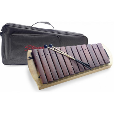 Xylophone d'étude 13 tons bois couleurs nature XYLO-P16 - Stagg