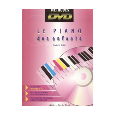Hit Diffusion - Le piano des enfants - livre & DVD - Apprentissage