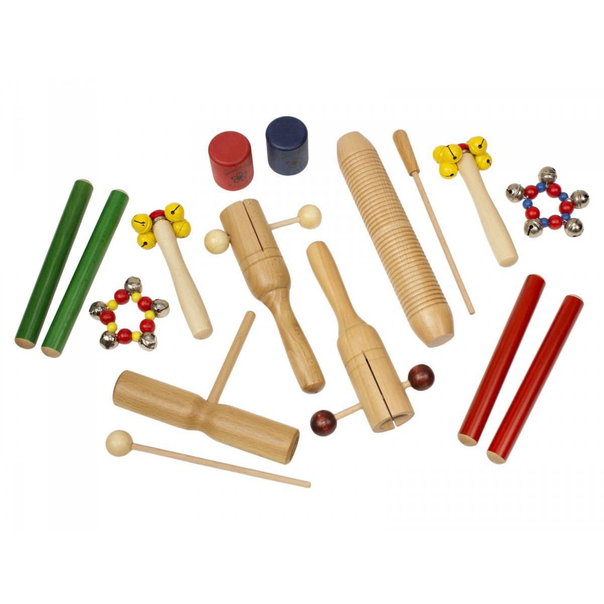 Set de percussion  bois  pour enfant 3 ans Rohema 12 