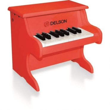 Piano Rouge en bois - 18 touches - 10155 - Tipotam Jeux Jouets à l