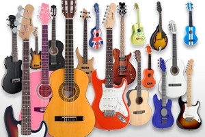 Guitare 3/4 avec 6 cordes pour jeunes et enfants جيتار 6 أوتار للشباب  والأطفال